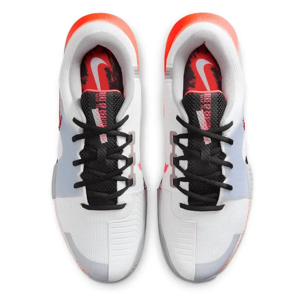 Men's GP Challenge 1 Premium Tennis Shoes White and Hot Lava