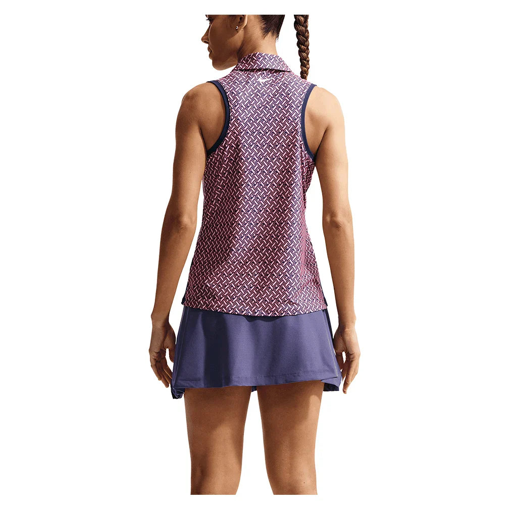 Women's Dri-FIT Victory Sleeveless Print Tennis Polo