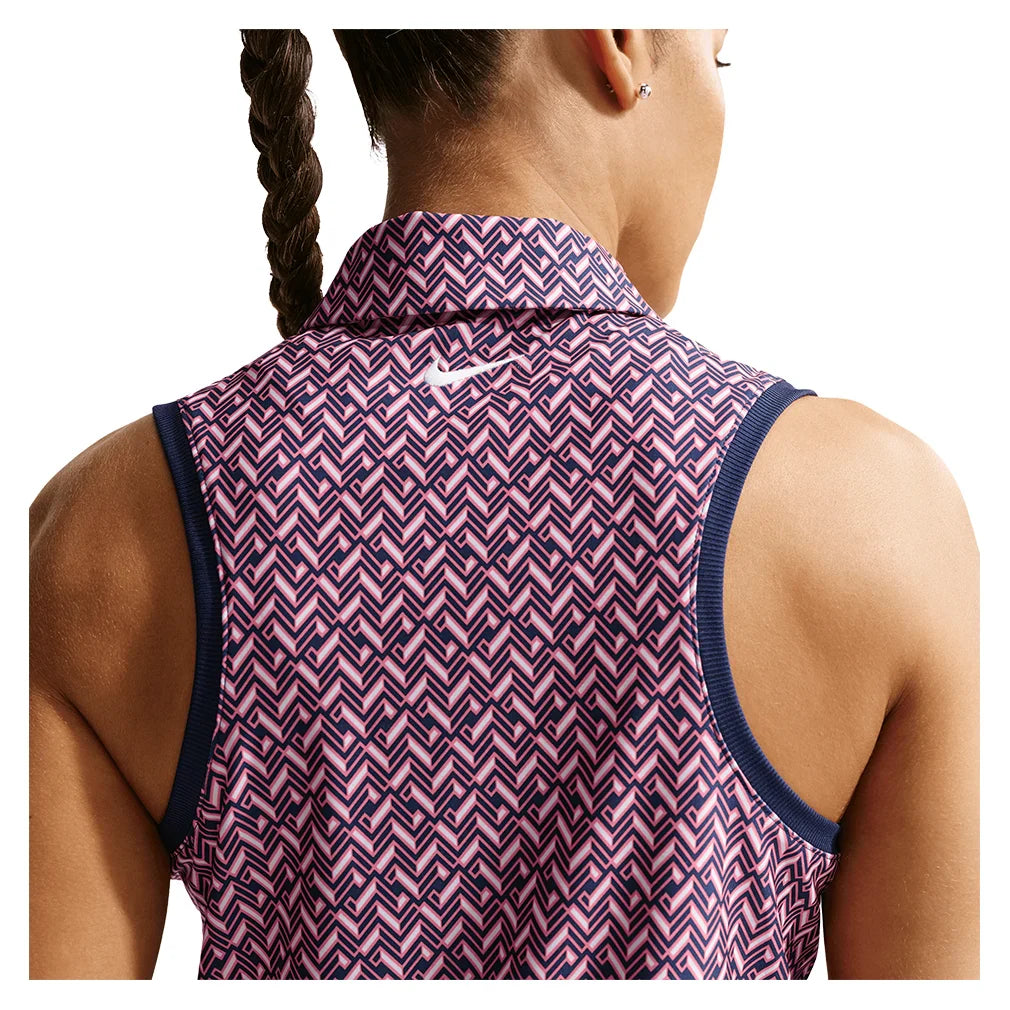 Women's Dri-FIT Victory Sleeveless Print Tennis Polo