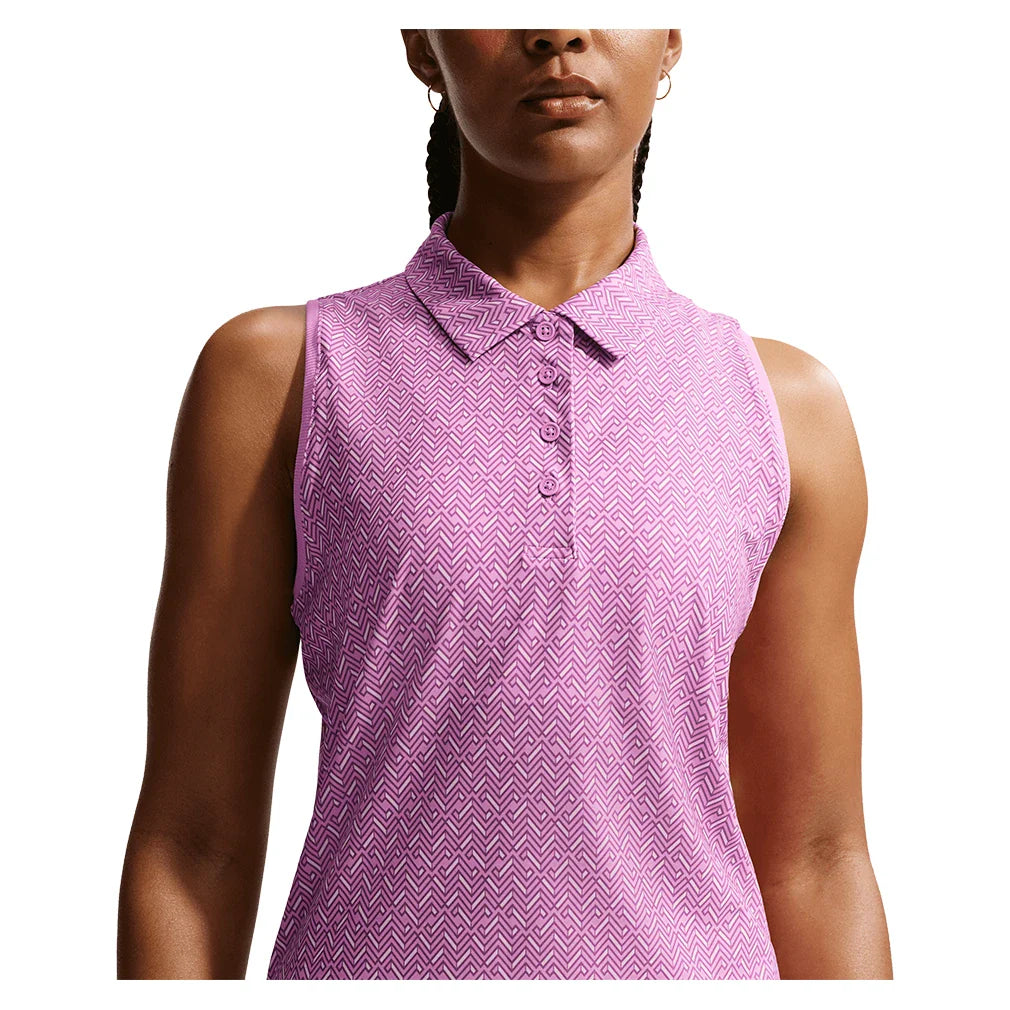 Women's Dri-FIT Victory Sleeveless Print Tennis Polo