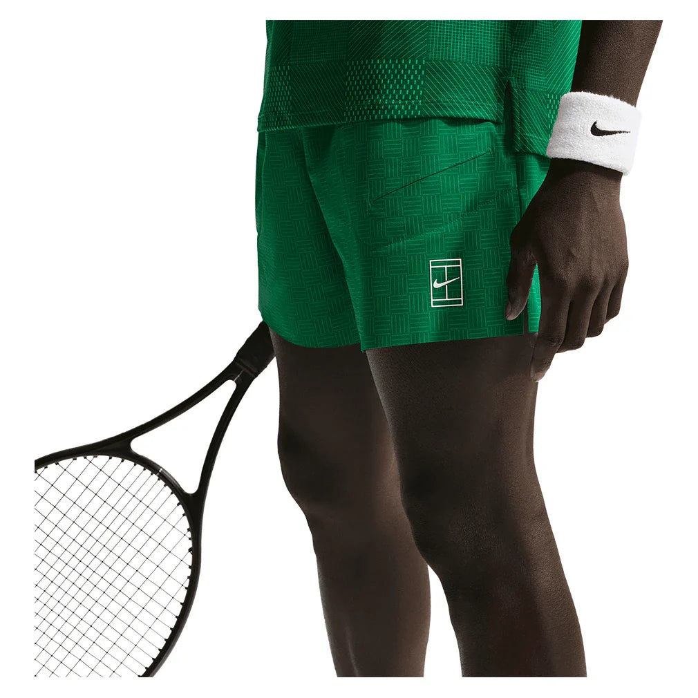 Men's Court Dri-FIT Advantage Print 6 Inch Tennis Short