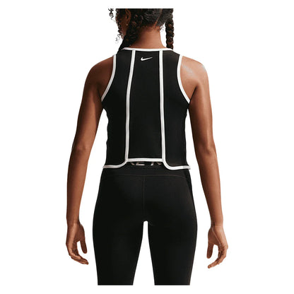 Girls' Pro Dri-FIT Sport Pack Training Tank Black and White