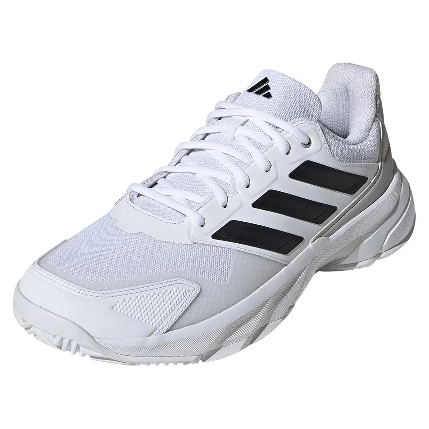 Men's CourtJam Control 3 Tennis Shoes White and Gray-Footwear-Adidas-IF7888-S24-y-Tennis Express