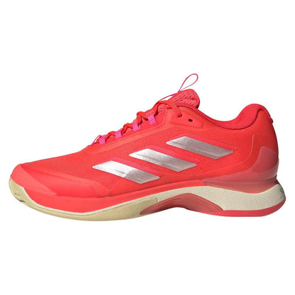 Women's Avacourt 2 Tennis Shoes Lucid Red and Silver Metallic