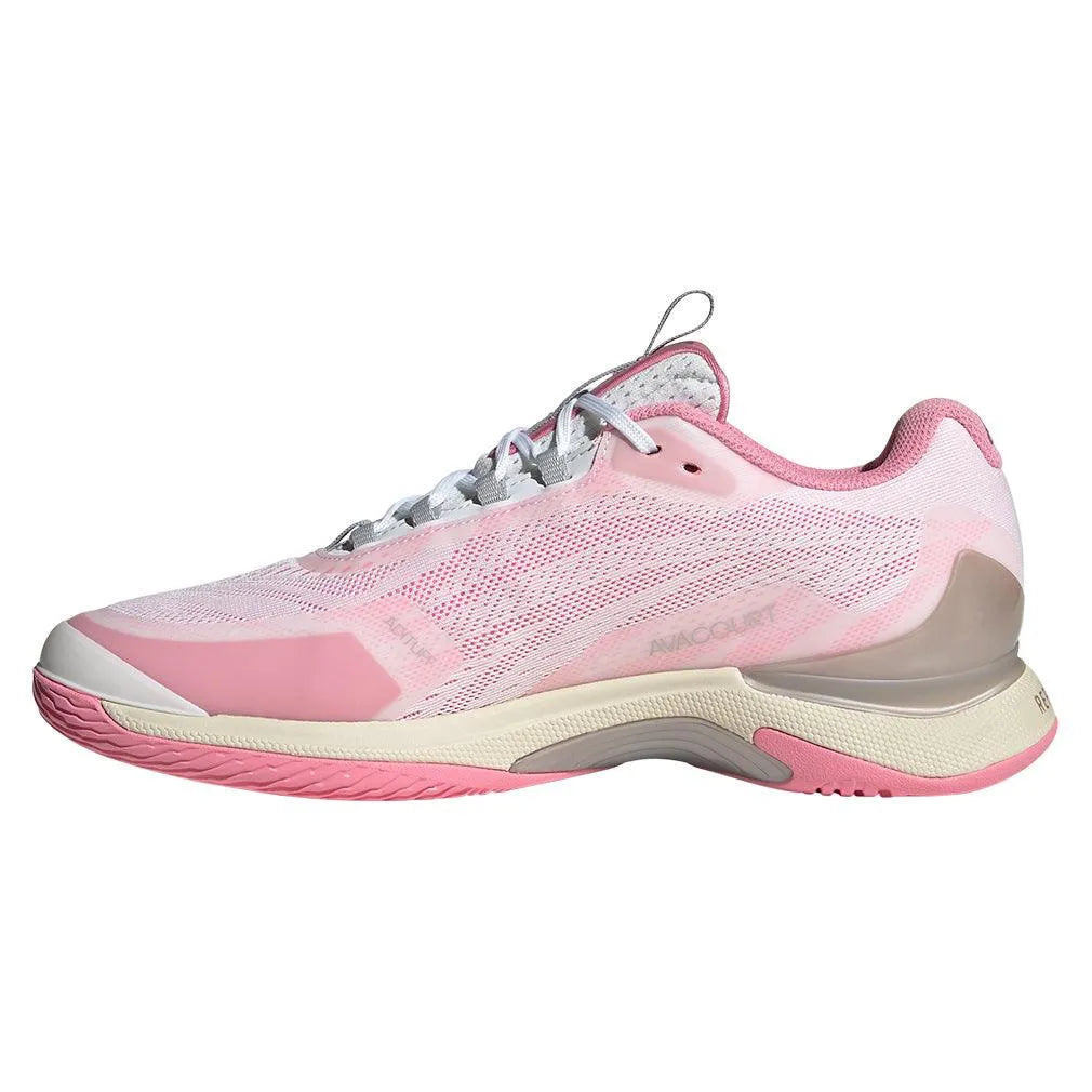 Women's Avacourt 2 Tennis Shoes Champagne White and Lucid Pink