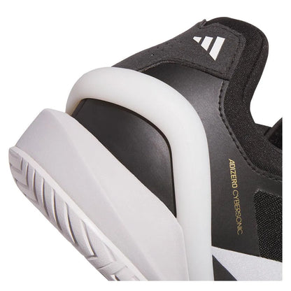 Men's Adizero Cybersonic 2 Tennis Shoes Core Black and Carbon