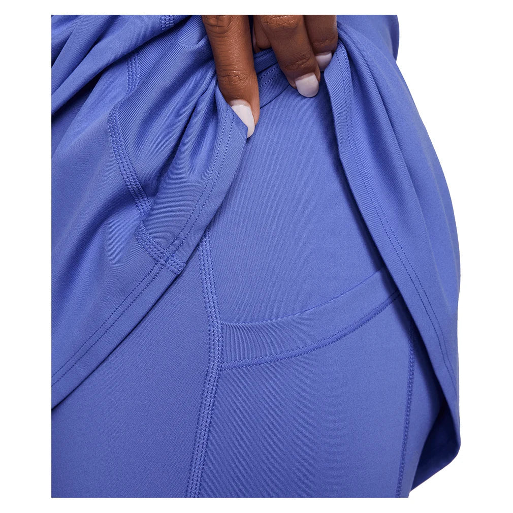 Women's Court Dri-FIT Advantage Strap Tennis Dress Sapphire and Black
