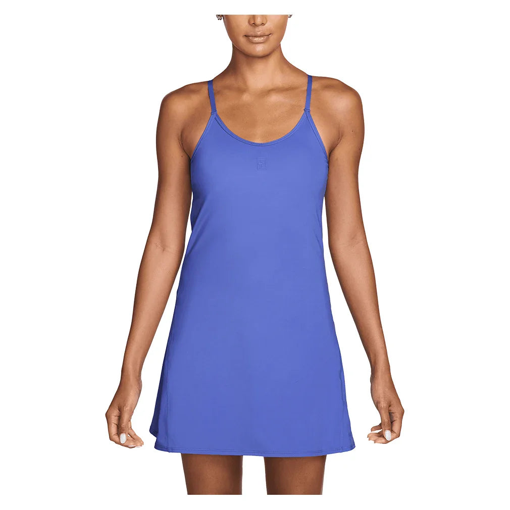 Women's Court Dri-FIT Advantage Strap Tennis Dress Sapphire and Black-Apparel-Nike-IH3739-570S26-705143Tennis Express