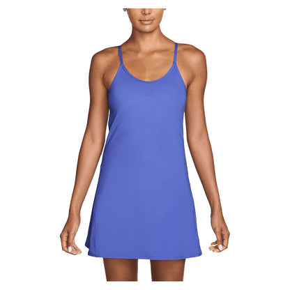 Women's Court Dri-FIT Advantage Strap Tennis Dress Sapphire and Black-Apparel-Nike-IH3739-570S26-705143Tennis Express