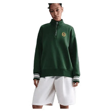 Women's Phoenix Fleece Oversized Long Sleeve Quarter Zip Tennis Top-Apparel-Nike-IH7804-323-Tennis Express