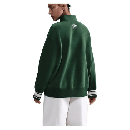 Women's Phoenix Fleece Oversized Long Sleeve Quarter Zip Tennis Top