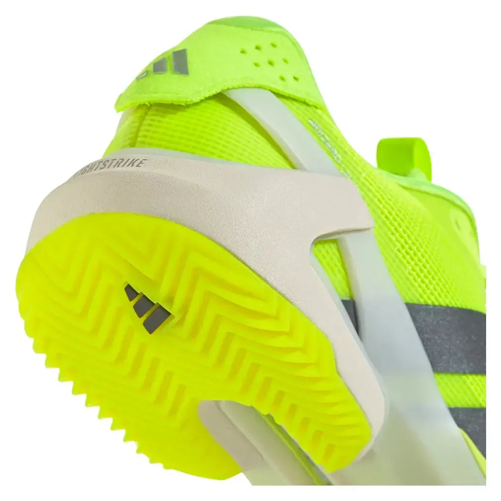 Women's Adizero Ubersonic 5 Clay Tennis Shoes Lucid Lemon and Powder Yellow