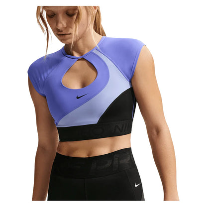 Women's Pro Sculpt Short Sleeve Tennis Bra-Apparel-Nike-IQ0366-010_1-704934Tennis Express