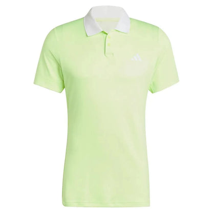 Mens Freelift Tennis Polo Lucid Lemon-Apparel-Adidas-IW6226-F24-Tennis Express