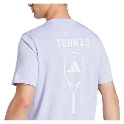 Men's Graphic Tennis Top Violet Tone