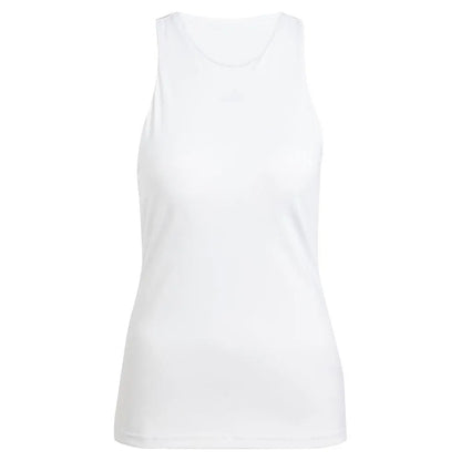 Women's Climacool Y Tennis Tank White-Apparel-Adidas-JE7099-S25-1-Tennis Express