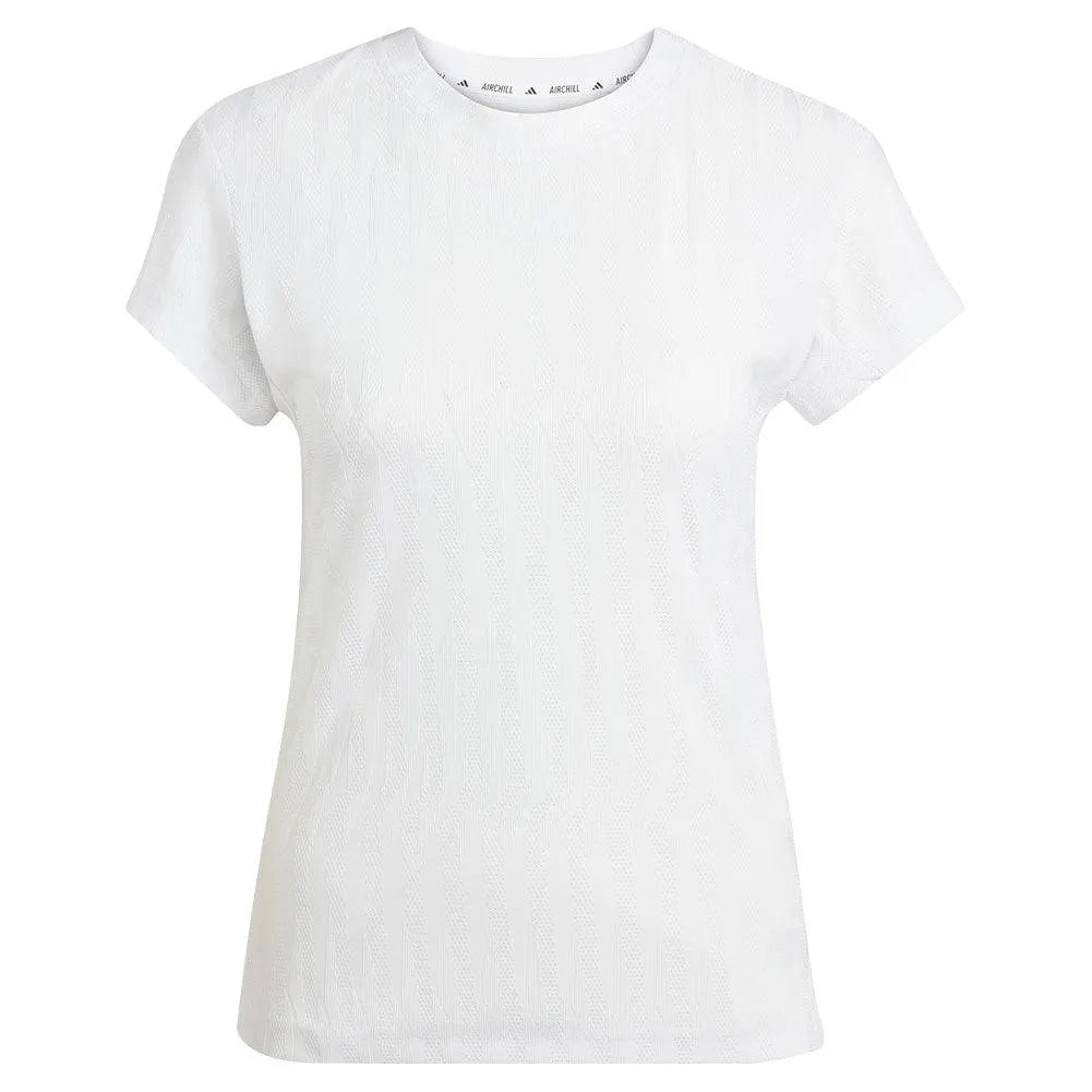 Women's Freelift Climacool Tennis Top White-Apparel-Adidas-JE7106-S25-Tennis Express