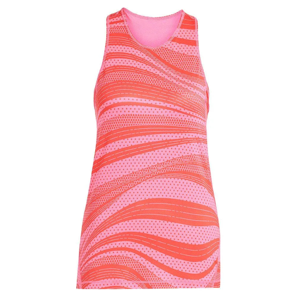Women's Club Graphic Tennis Tank Lucid Pink-Apparel-Adidas-JH3348-S25-Tennis Express