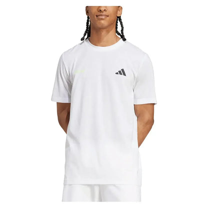 Men's US Graphic Tennis Tee White