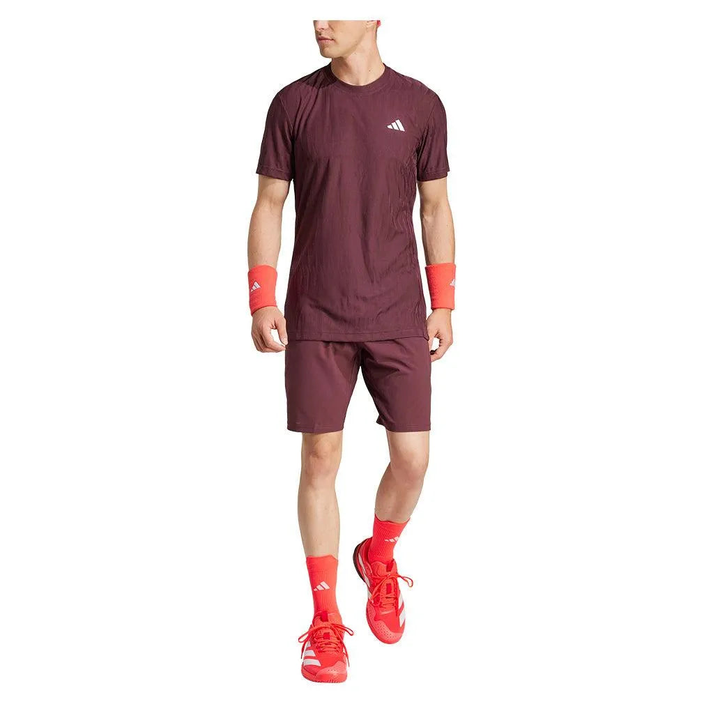 Men's Ergo 7 inch Tennis Short Aurora Ruby