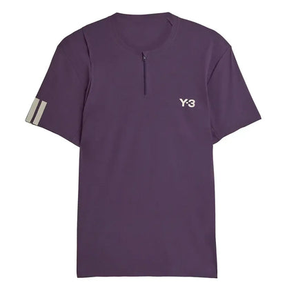 Men's Y-3 Zip Tennis Top Aurora Plum-Apparel-Adidas-JN2992-H25-1-Tennis Express