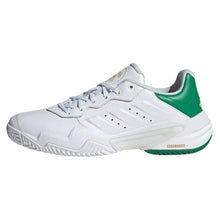 Men's Barricade 13 Leather Tennis Shoes Gold Metallic and Footwear White