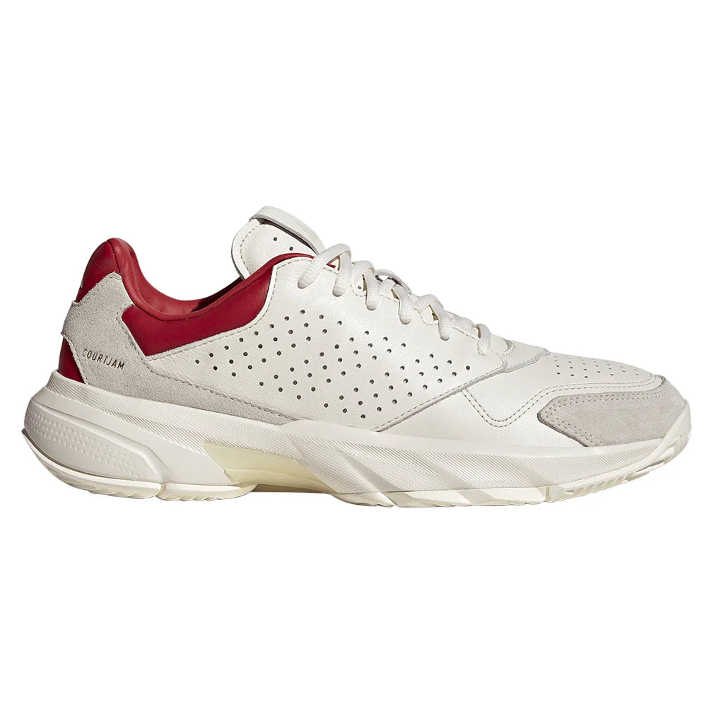 Juniors' CourtJam Control 3 Premium Tennis Shoes Chalk White