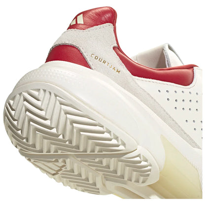 Unisex CourtJam Control 3 Premium Tennis Shoes Chalk White