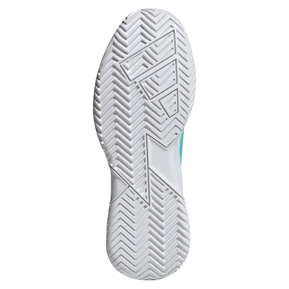 Women's Defiant Speed 2 Tennis Shoes Flash Aqua and Silver Metallic