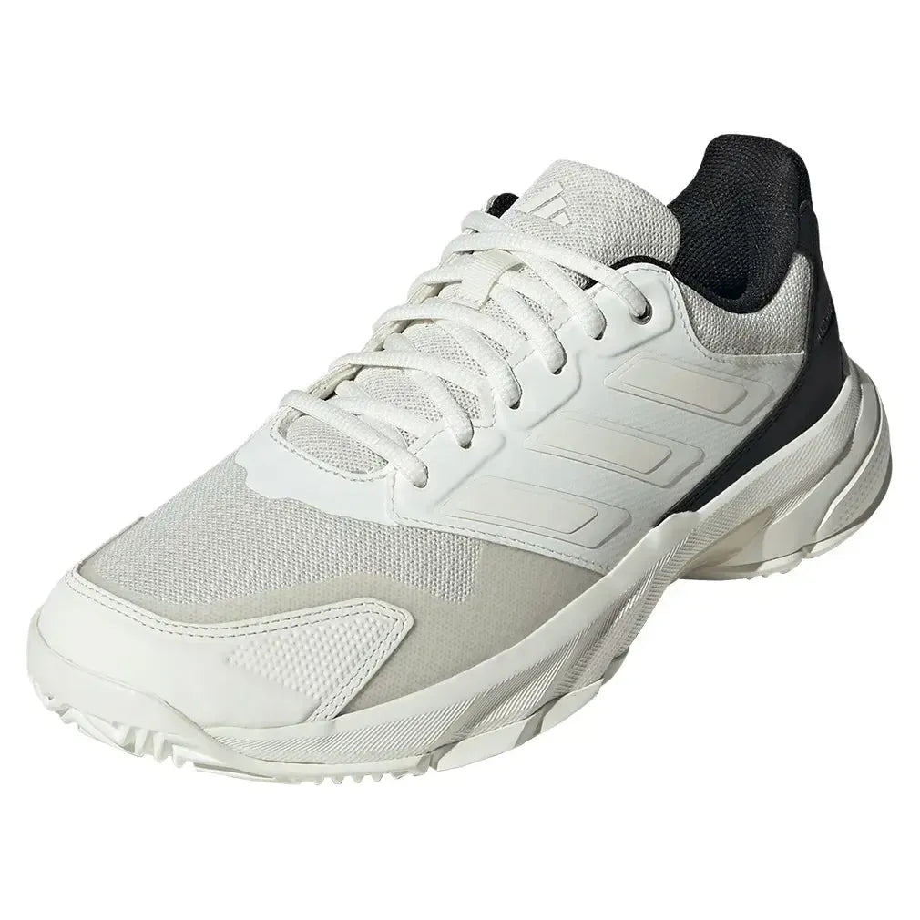 Women's CourtJam Control 3 Tennis Shoes Off White and Champagne Metallic-Footwear-Adidas-JP9740-F25-y-Tennis Express