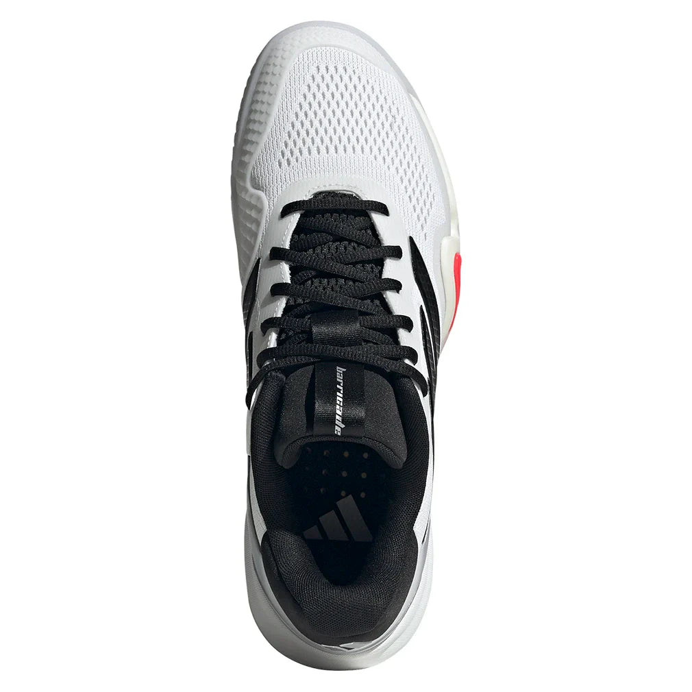 Men's Barricade 14 Wide Tennis Shoes Core White and Black