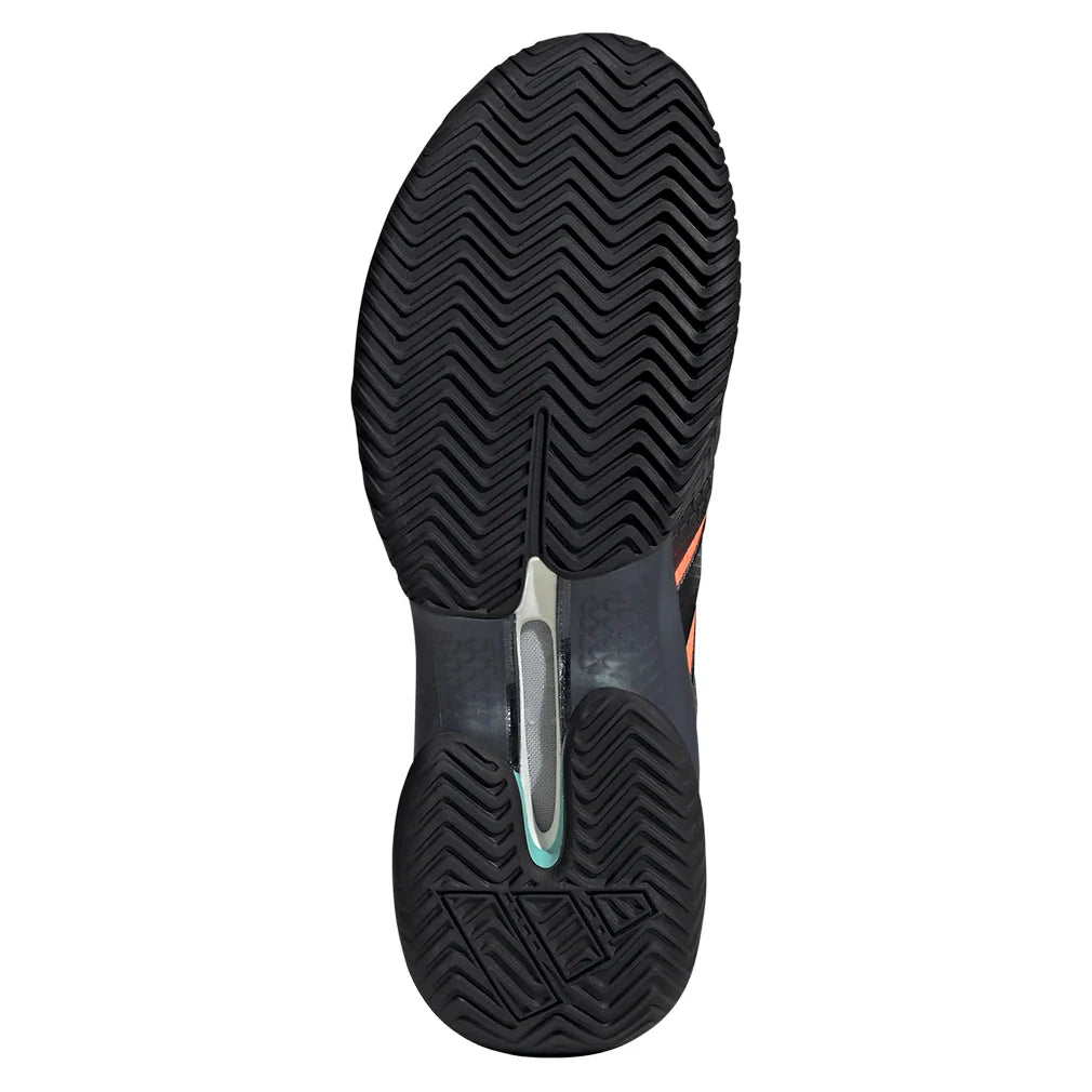 Men's Barricade 14 Tennis Shoes Flash Aqua and Core Black