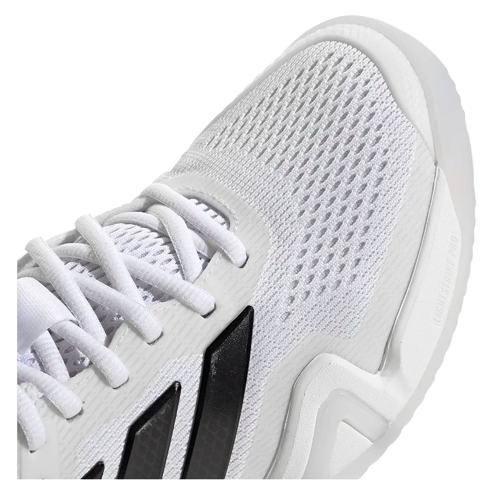 Women's Barricade 14 Tennis Shoes Core White and Black