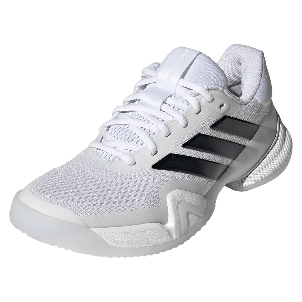 Women's Barricade 14 Tennis Shoes Core White and Black-Footwear-Adidas-JR1763-y-Tennis Express