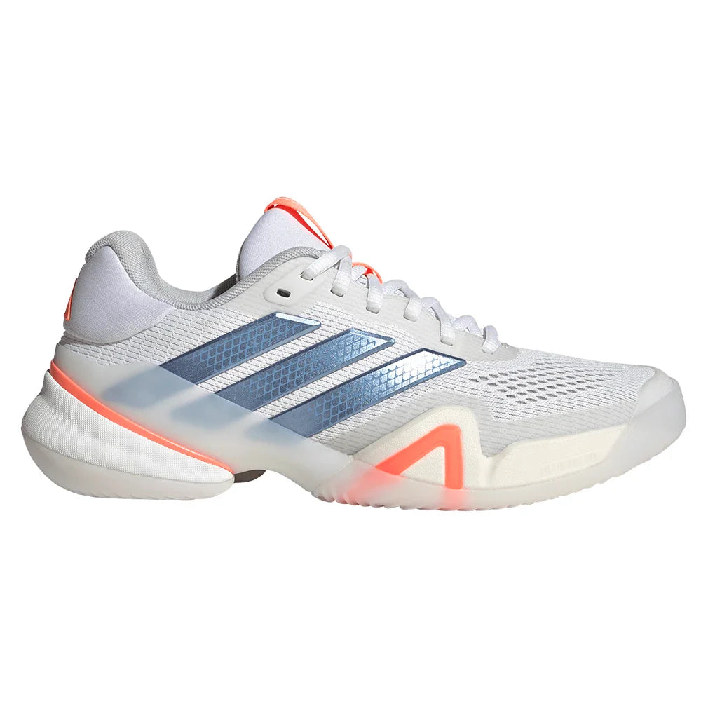 Women's Barricade 14 Tennis Shoes Core White and Halo Blue