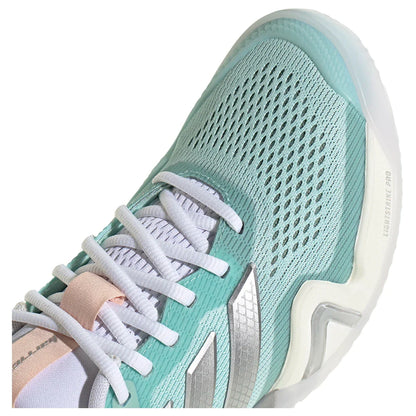 Women's Barricade 14 Tennis Shoes Semi Flash Aqua and Silver Metallic