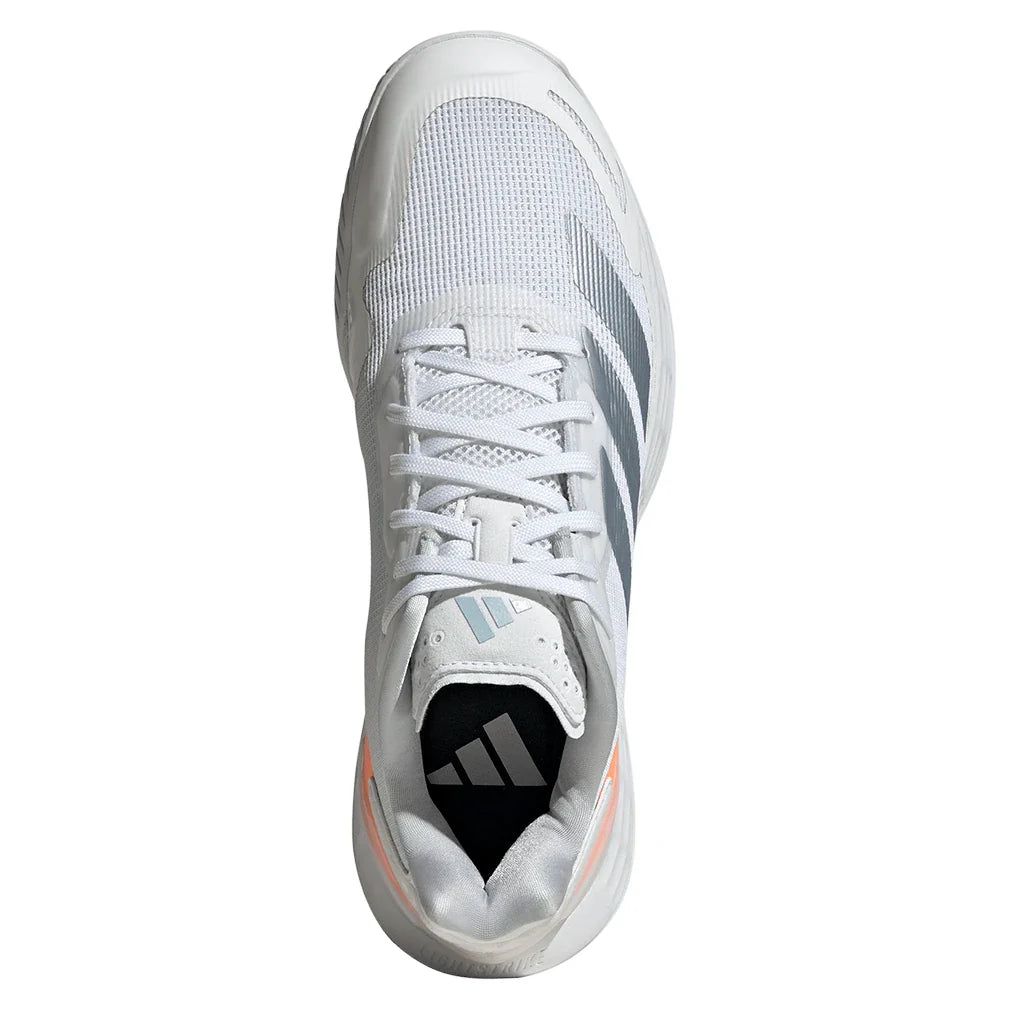 Women's Defiant Speed 2 Tennis Shoes Core White and Halo Blue