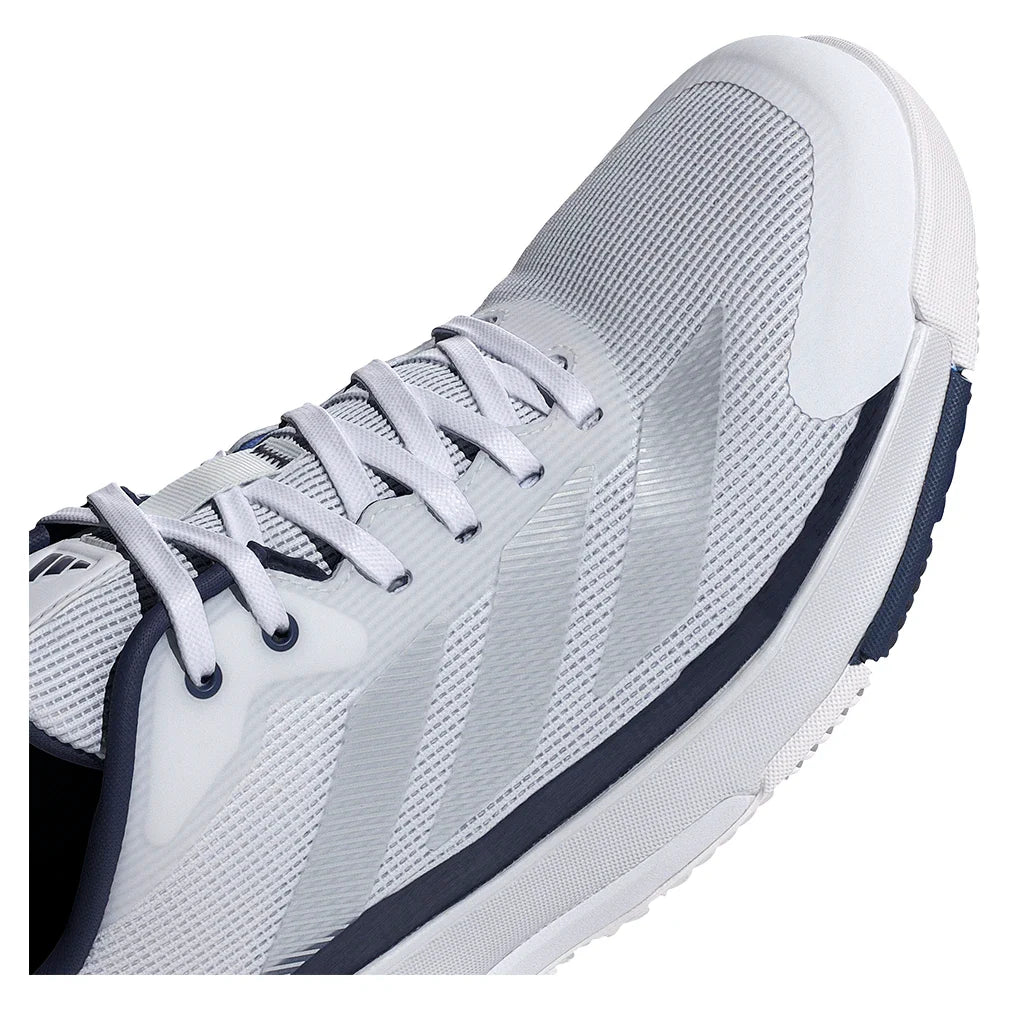 Men's Crazyquick LS Padel Shoes Core White and Dark Blue