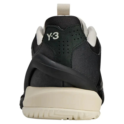 Men's Y-3 adizero Cybersonic Tennis Shoes Black and Orbit Grey