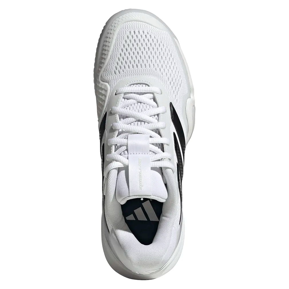 Women's Barricade 14 Clay Tennis Shoes Core White and Black