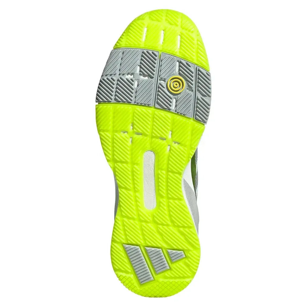 Women's Crazyquick LS Padel Shoes Lucid Lemon and Silver Metallic