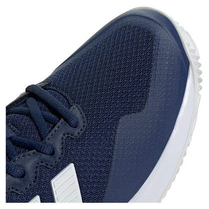 Juniors' GameCourt 2 Tennis Shoes Dark Blue and Core White