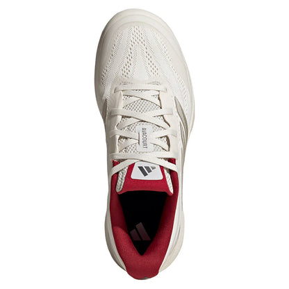Women's Avacourt 3 Tennis Shoes Chalk White and Ice Gold Metallic