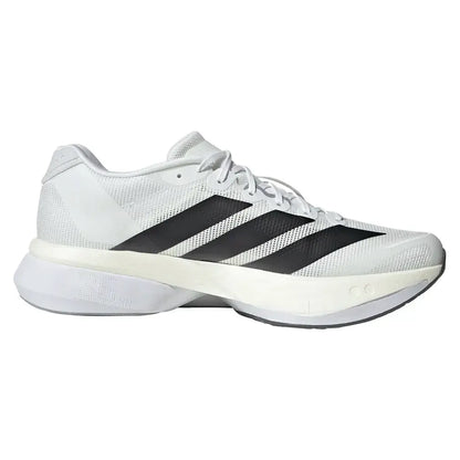 Men's Adizero Boston 13 Running Shoes Footwear White and Core Black