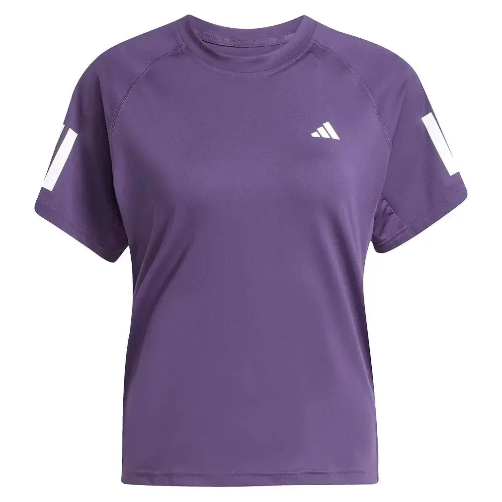 Women's Club Tennis Top Aurora Plum-Apparel-Adidas-JW2946_1-Tennis Express