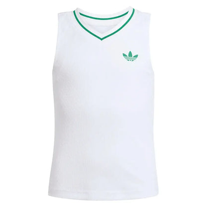 Girls' Pro Tennis Tank White-Apparel-Adidas-JY1888_1-Tennis Express