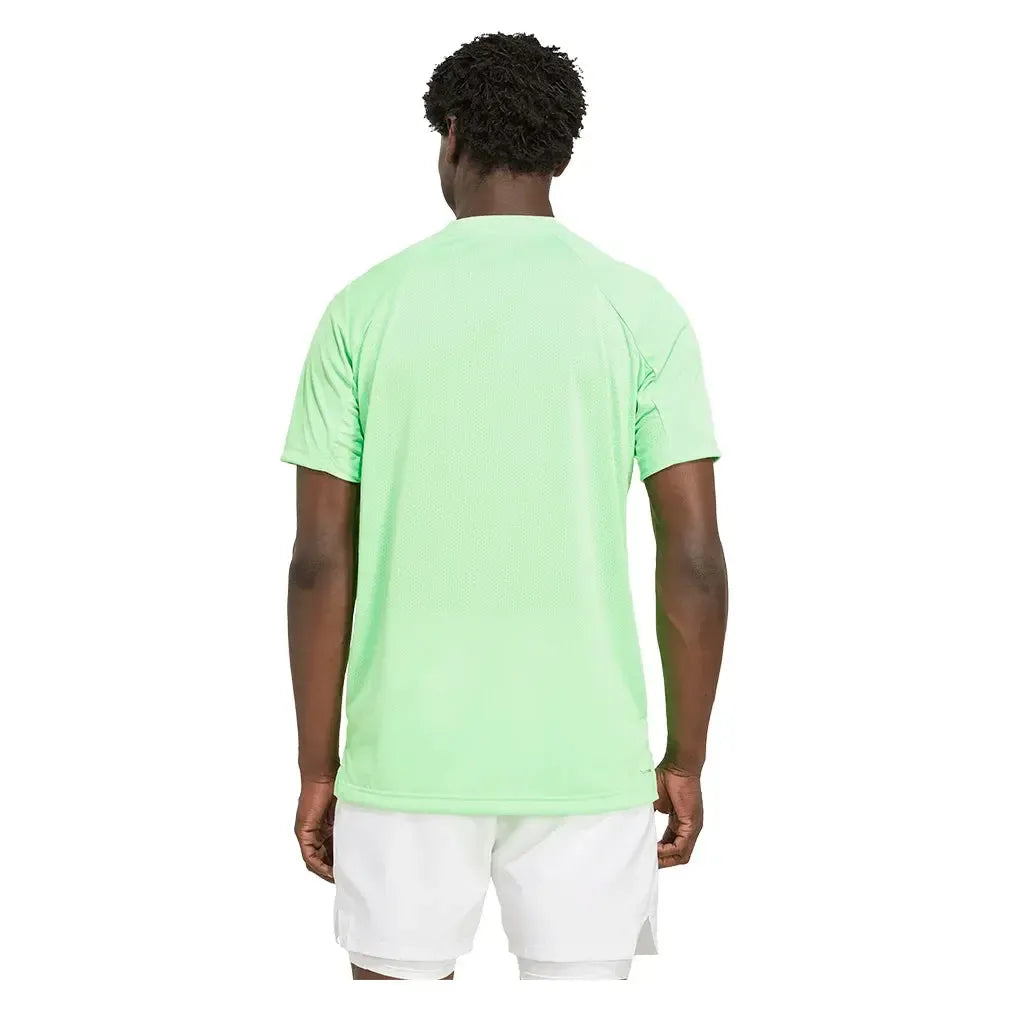 Men's Club Tennis Top Lime Burst