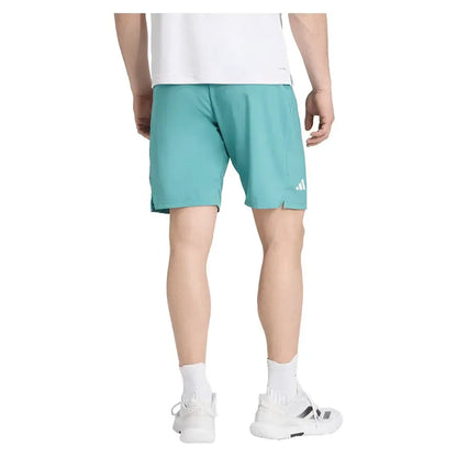 Men's Club 3 Stripes 7 Inch Tennis Short Powder Teal