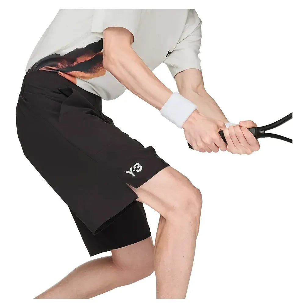 Men's Y-3 Ergo 9 Inch Tennis Short Black