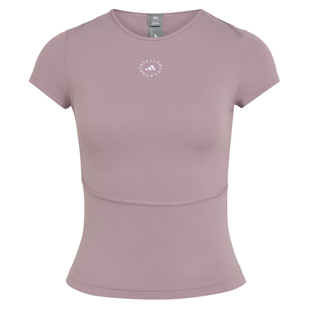 Women's Stella McCartney True Purpose Training Tee Legacy Purple-Apparel-Adidas-JY8139_1-Tennis Express